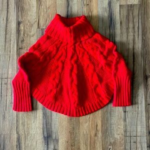 Girls 4T Poncho Sweater. Carters